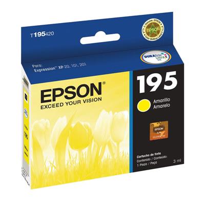 Cartucho Epson 195 Amarillo Original