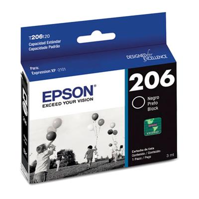 Cartucho Epson 206 Negro Original