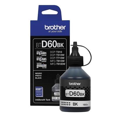 Tinta Original Brother D60 Negra