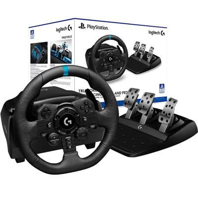 Volante y Pedalera Logitech G923 Trueforce PS5 y PC