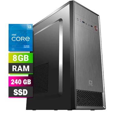 Computadora Intel Core i3 8GB SSD 256GB Gabinete Kit