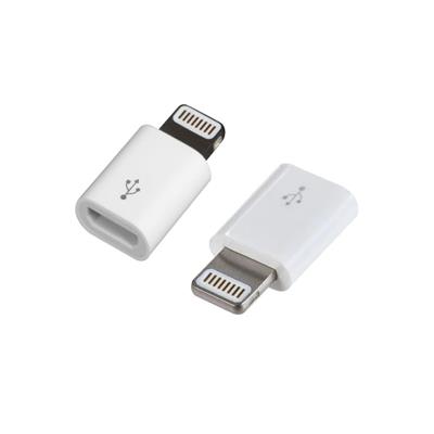 Adaptador Lightning (Macho) a MicroUSB (Hembra)