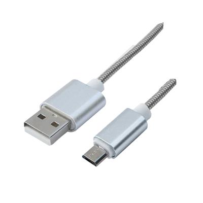 Cable USB a MicroUSB de 1 Mt Malla Metalica