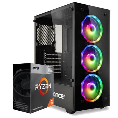 Computadora Gamer AMD Ryzen 5 4600G 16GB 480GB Gabinete Gamer