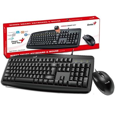 Combo de Teclado y Mouse Genius KM-200 USB