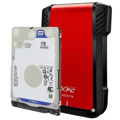 Promo Carry Disk XPG EX500 + Disco WD 1TB 2.5