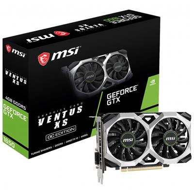 Placa de Video Nvidia GTX 1650 4GB GDDR5 MSI Ventus XS