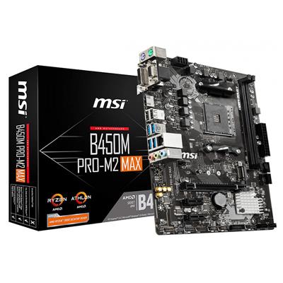 Motherboard MSI AMD AM4 B450M PRO-M2 MAX