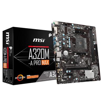 Motherboard MSI AMD AM4 A320M-A PRO MAX