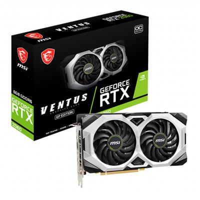 Placa de Video Nvidia RTX 2060 6GB GDDR6 MSI Ventu