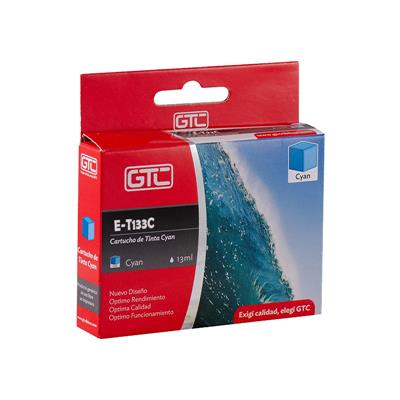 Cartucho Alternativo GTC para Epson 133 Cyan