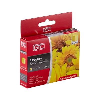 Cartucho Alternativo GTC para Epson 196/195 Amarillo