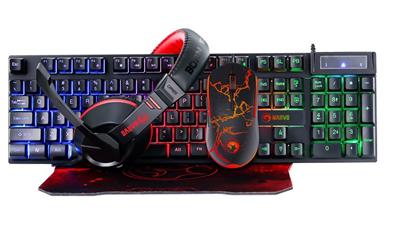 Marvo Combo CM409 Teclado + Mouse + Auricular + Pad