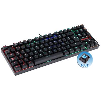 Teclado Mecanico Redragon Kumara RGB Negro Switch Azul