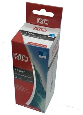 GTC Tinta Para Epson T664 Cyan