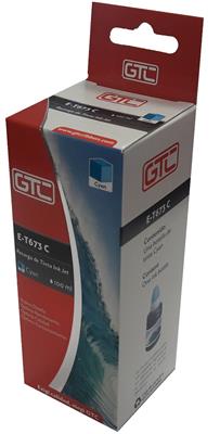 GTC Tinta para Epson T673 Cyan