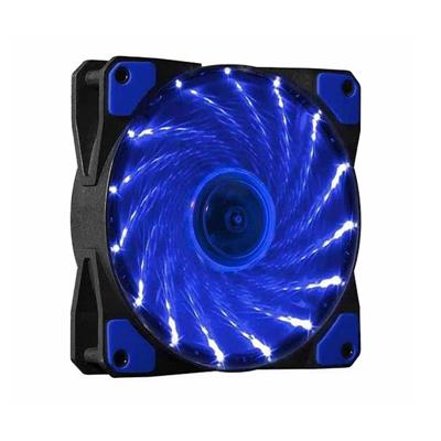 Cooler Para Gabinete 12cm Transparente + Led Azul