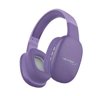 Auriculares BT Netmak Volt Violeta