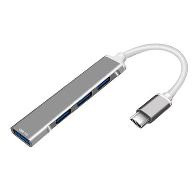 Hub USB 2.0 de 3 Bocas + 1x USB 3.0 con Interfaz USB Tipo C