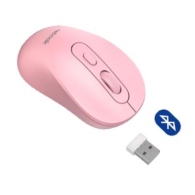 Mouse Wireless + Bluetooth Netmak Optimize M640 Rosa