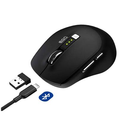 Mouse Wireless + Bluetooth Netmak Optimize M679 Negro