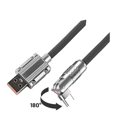 Cable USB a USB Tipo C con Giro 180°