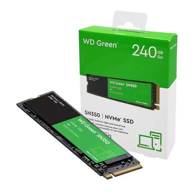 Disco Solido M.2 NVMe WD 240GB Green SN350