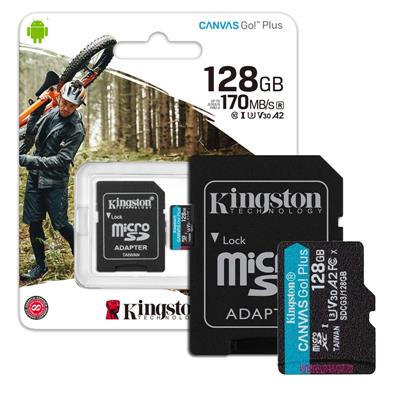 Memoria Micro SD 128 GB Kingston 170MB/s Clase 10