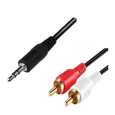 Cable de Audio Mini Plug Macho a RCA Macho de 1.5 Metros