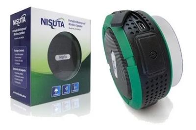 Nisuta Parlante Portable Bluetooth NS-PA62B resistente al agua
