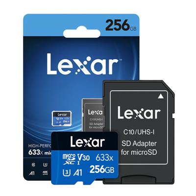 Memoria Micro SD 256GB Lexar Clase 10