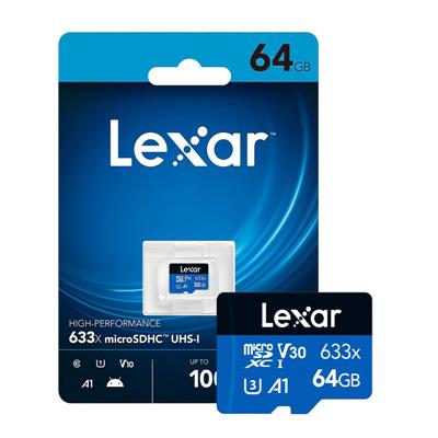 Memoria Micro SD 64GB Lexar Clase 10