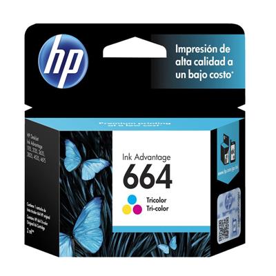 Cartucho HP 664 Tricolor Original